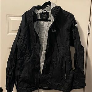 Mountain Hardwear Men's Black Raincoat